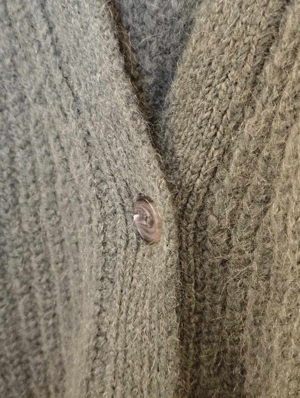 Jenni Kayne Cocoon Cardigan | Olive Green | L | Alpaca Wool Blend - Picture 4 of 11